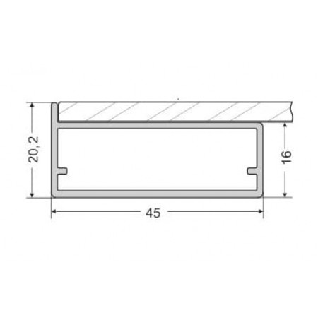 Aliuminio profilis Z11
