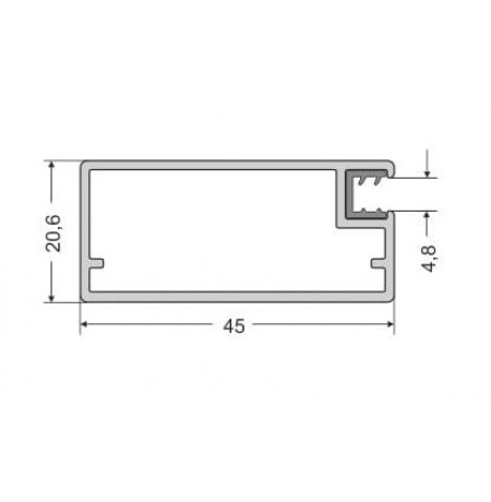 Aliuminio profilis Z12