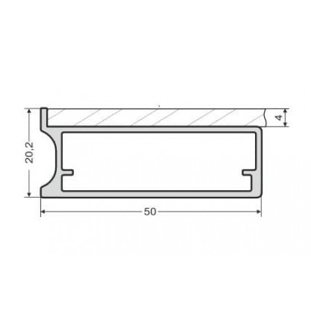 Aliuminio profilis Z19