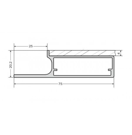 Aliuminio profilis Z20