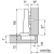 Blum lankstas Clip Top 95° storiems fasadams