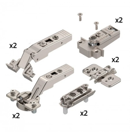 AVENTOS HF Top fasado tvirtinimo lankstai