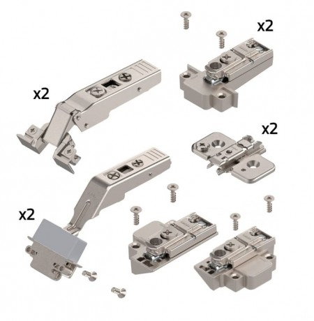 AVENTOS HF Top fasado tvirtinimo lankstai