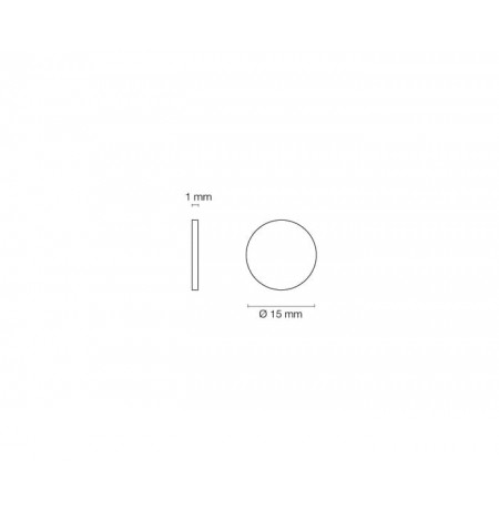 Klijuojama plokštelė atmetėjui