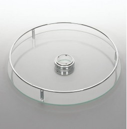 Lentyna stiklinė su relingu