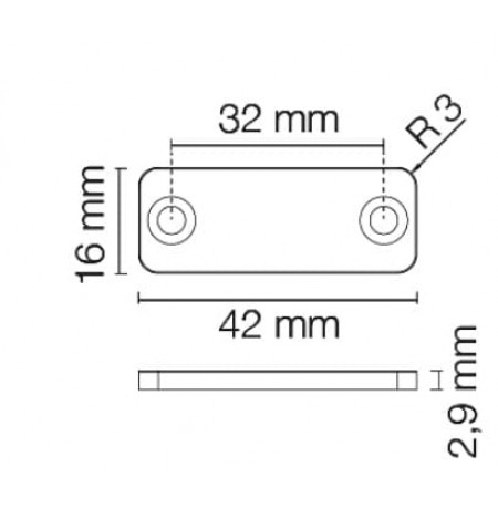 Magnetukas 42x16