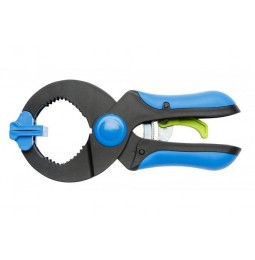 Spaustuvas su fiksacija